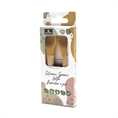 Cucchiaini in Silicone con Bambù - 2pz YELLOW /confezione/